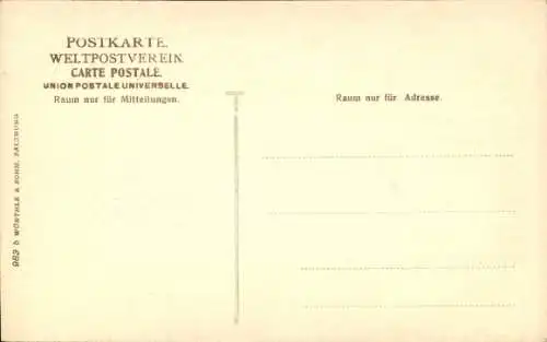 Ak Kufstein in Tirol, Teilansicht mit Burg