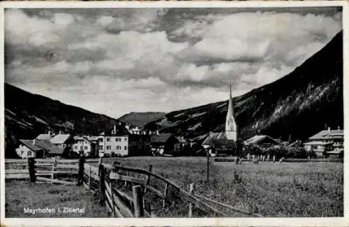 Ak Mayrhofen im Zillertal Tirol, Teilansicht