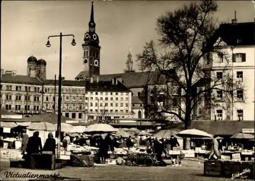 Ak München, Viktualienmarkt, Kirche