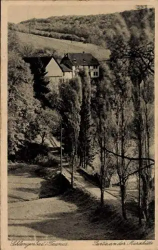 Ak Schlangenbad im Taunus, Partie an der Morschhütte mit Landschaft