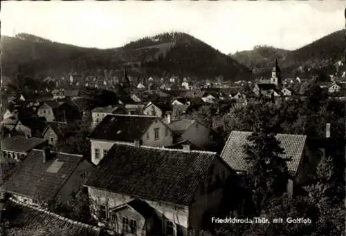 Ak Friedrichroda im Thüringer Wald, Gesamtansicht, Gottlob