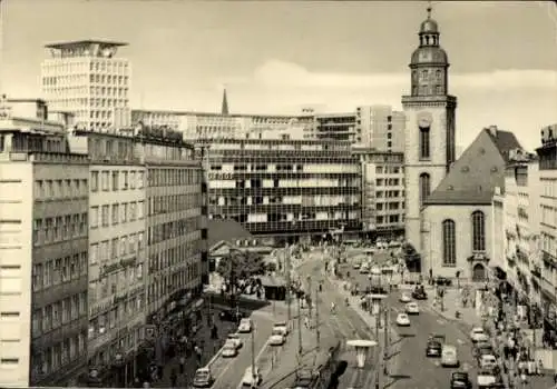 Ak Frankfurt am Main, Rossmarkt, Hauptwache