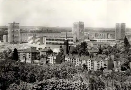 Ak Frankfurt an der Oder, Blick auf den Stadtteil Nord, Plattenbau