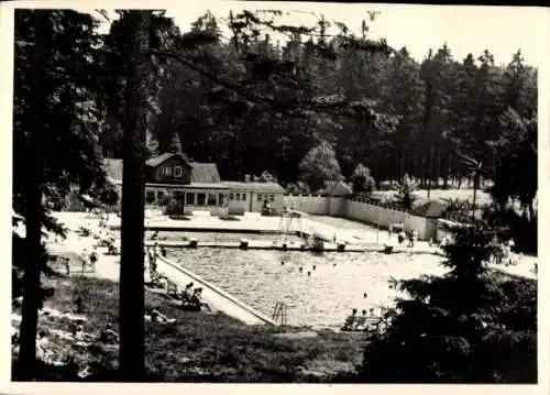 Ak Finsterbergen Friedrichroda Thüringen,Waldschwimmbad