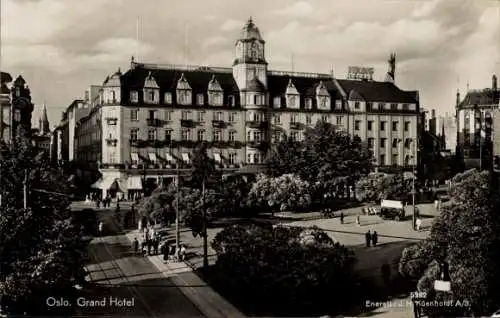 Ak Oslo Norwegen, Grand Hotel