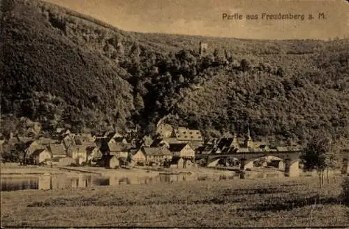 Ak Freudenberg am Main Baden, Brücke