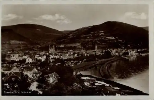 Ak Eberbach am Neckar Odenwald Baden, Panorama