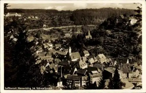 Ak Neuenbürg an der Enz Schwarzwald, Gesamtansicht