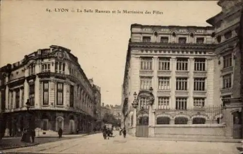 Ak Lyon Rhône, La Salle Rameau, Martiniere des Filles