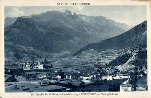 Ak Sollières Savoie, Gesamtansicht