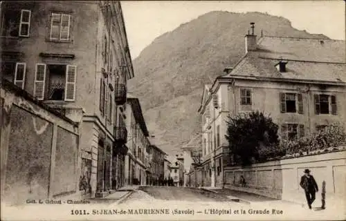 Ak Saint Jean de Maurienne Savoie, l'Hopital, Grande Rue