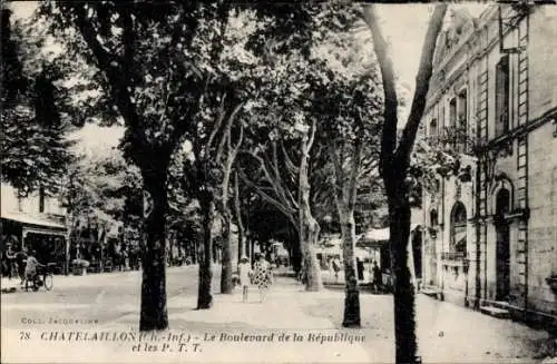 Ak Châtelaillon Charente Maritime, Boulevard de la Republique