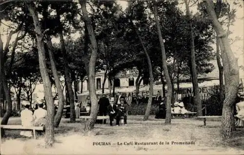 Ak Fouras Charente Maritime, Cafe-Restaurant de la Promenade