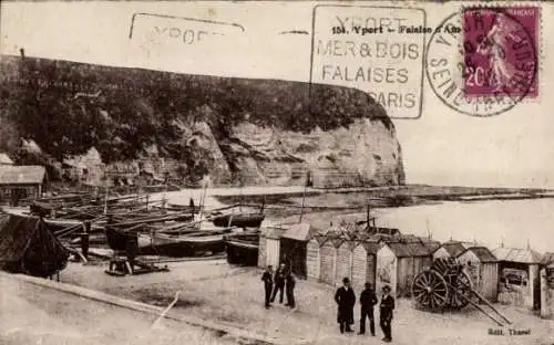 Ak Yport Seine Maritime, Falaise