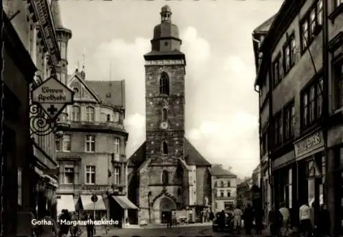 Ak Gotha in Thüringen, Margarethenkirche, Löwenapotheke, Handlung K. Gerlach