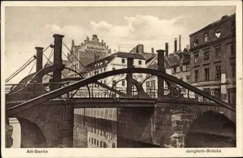 Ak Berlin Mitte, Jungfern-Brücke