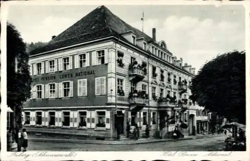 Ak Triberg im Schwarzwald, Hotel Löwen National