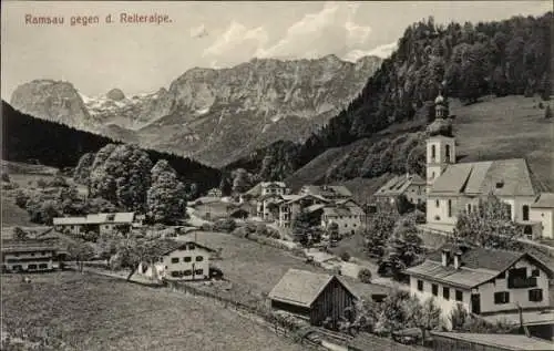 Ak Ramsau im Berchtesgadener Land Oberbayern, Panorama, Reiteralpe