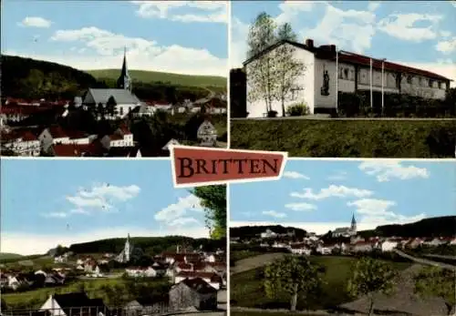 Ak Britten Losheim am See Saarland, Teilansicht, Gebäude, Gesamtansichten