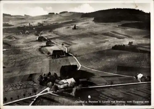 Ak Breitnau im Schwarzwald, Gasthof Pension Zum Löwen, Ort, Panorama