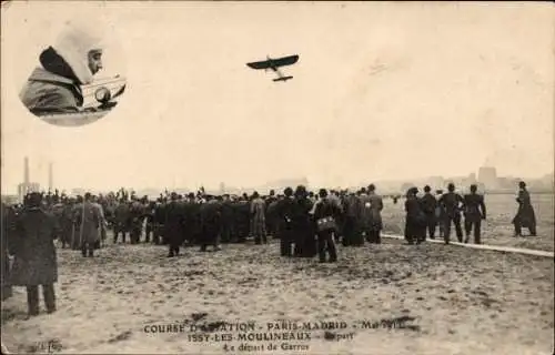 Ak Aviation Race, Abfahrt von Garros