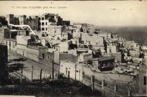 Ak Algier Algier Algerien, Blick auf die Casbah