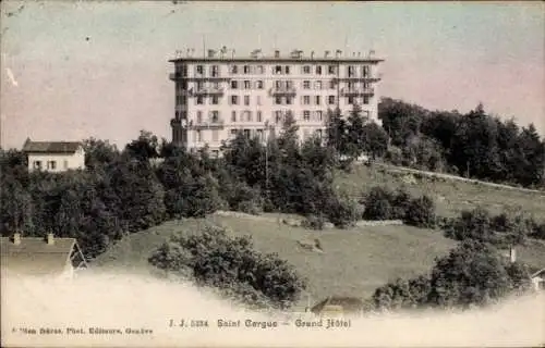 Ak Saint Cergue Kanton Waadt, Grand Hotel