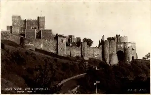 Ak Dover Kent England, Dover Castle, Bergfried, Constable's Tower