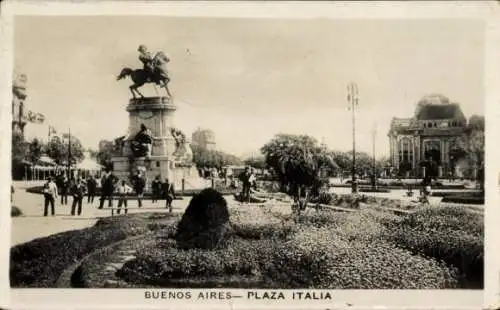 Ak Buenos Aires Argentinien, Plaza Italia