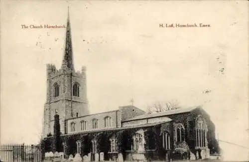 Ak Hornchurch Essex England, Kirche