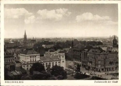 Ak Bydgoszcz Bromberg Westpreußen, Teilansicht der Stadt