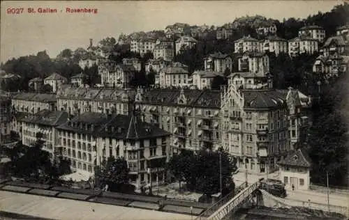 Ak Sankt Gallen Stadt Schweiz, Rosenberg