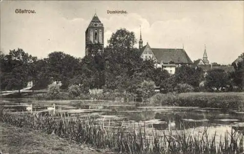 Ak Güstrow in Mecklenburg, Domkirche