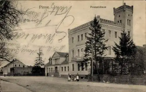 Ak Pniewy Pinne Posen, Posenerstraße