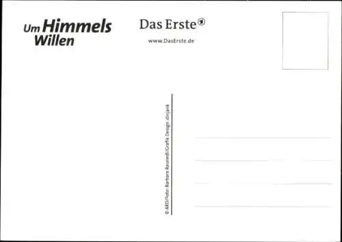 Ak Schauspielerin Janina Hartwig, Portrait, Nonne, Serie Um Himmels Willen, Autogramm