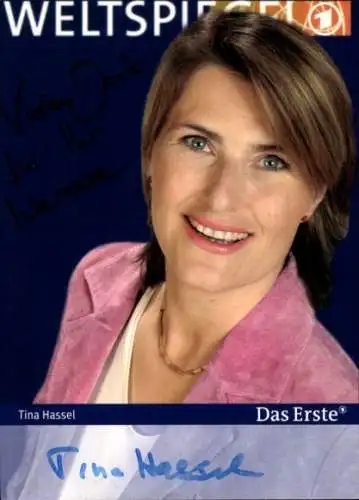 Ak Schauspielerin Tina Hassel, Portrait, Autogramm