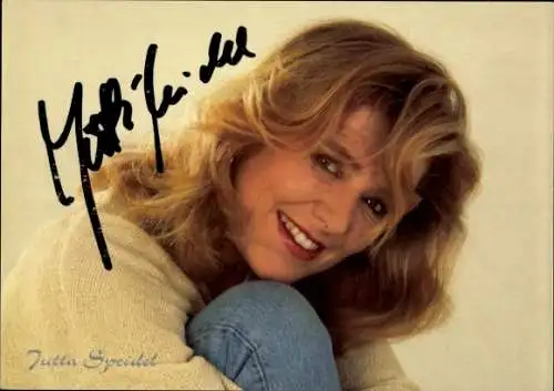 Ak Schauspielerin Jutta Spreidel, Portrait, Autogramm