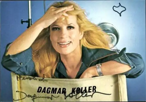 Ak Schauspielerin und Sängerin Dagmar Koller, Portrait, Autogramm