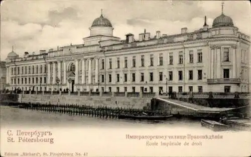 Ak Sankt Petersburg Russland, Ecole Imperiale de droit