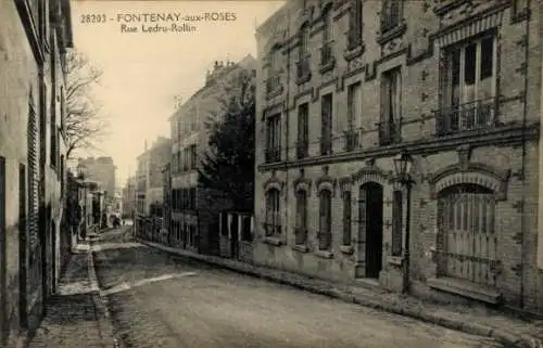 Ak Fontenay aux Roses Hauts de Seine, Rue Ledru Rollin