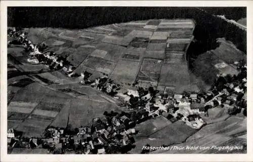 Ak Hasenthal Sonneberg in Thüringen, Fliegeraufnahme