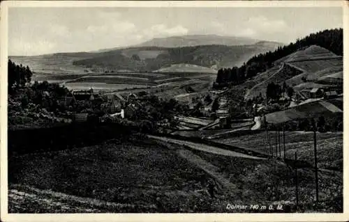 Ak Kühndorf in Thüringen, Großer Dolmar, Panorama