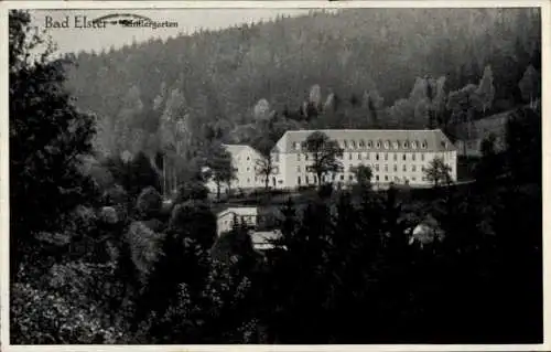 Ak Bad Elster im Vogtland, Schillergarten