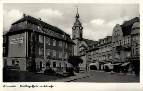 Ak Ilmenau in Thüringen, Stadtapotheke, Kirche