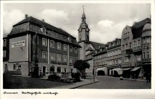 Ak Ilmenau in Thüringen, Stadtapotheke, Kirche