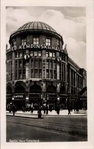 Ak Berlin Tiergarten, Kempinski Haus Vaterland, Kammer-Lichtspiele