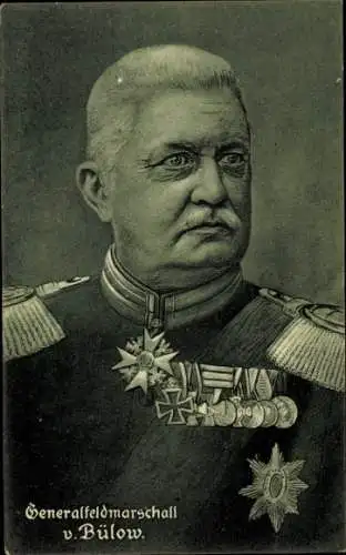 Künstler Ak Generaloberst Karl von Bülow, Portrait