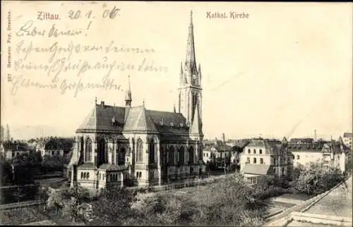 Ak Zittau in Sachsen, Katholische Kirche