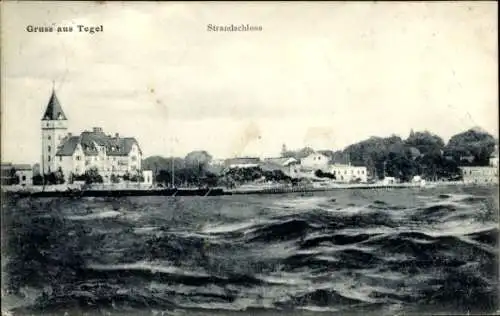 Ak Berlin Reinickendorf Tegel, Strandschloss