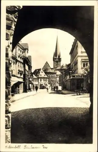 Ak Lichtenfels im Obermainland Oberfranken, Blick vom Bamberger Tor